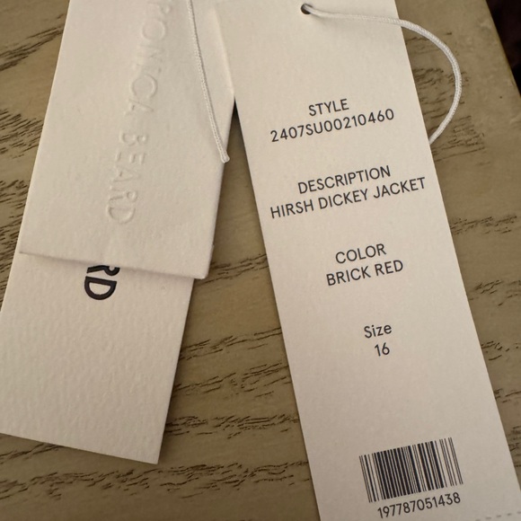 Veronica Beard Red Double-Breasted Blazer - Picture 3 of 3